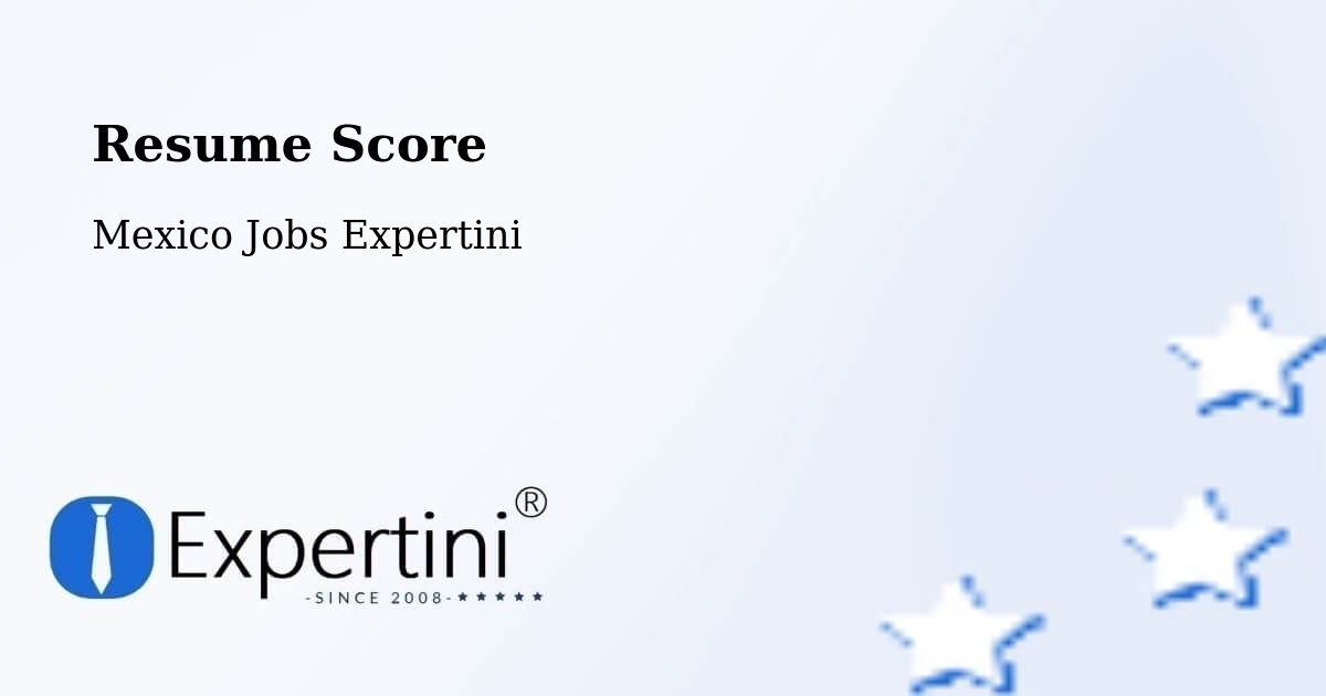 Resume Score & Job Description Match Tool – Tula - Mexico Jobs Expertini